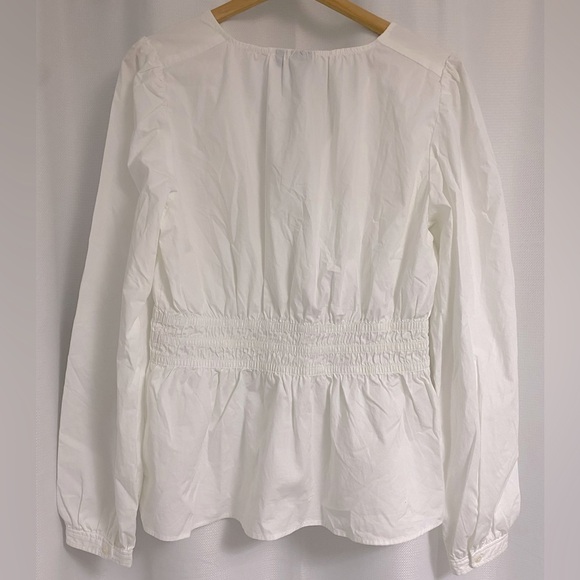 Puff Sleeve Peplum Top - Picture 12 of 13